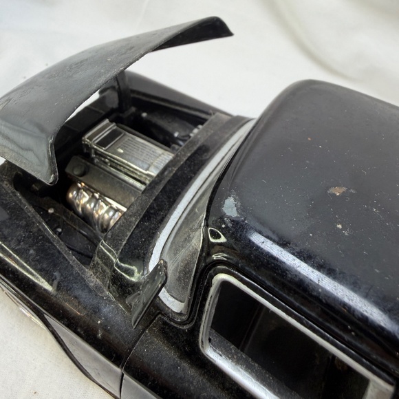 Jada 1955 Chevy Stepside Pickup 1:24 Scale Model Black Missing mirror - Picture 6 of 11